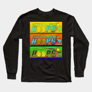 Hoops pop art Long Sleeve T-Shirt